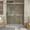 9#, variant on Bingirl Bathtub Shower Door 55 to 59 Inch W and 60Inch H Double Sliding Shower Door Semi Frameless 6mm Clear Glass Shower Enclosure Doors for Bathroom Stainless Steel Handle Brushed Nickel