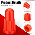 thumbnail image 2 of Red bike tire caps presta valve stem caps plastic valve stem covers-used on presta/french valves for mountain bike, road bike, bicycle (20 Pack), 2 of 7