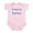 Petal Pink, variant on CafePress - Freshly Baked Infant Creeper - Baby Light Bodysuit, Size Newborn - 24 Months
