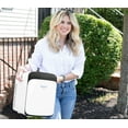 thumbnail image 6 of Cooluli Classic White 15 Liter Compact Portable Cooler Warmer Mini Fridge for Bedroom, Office, Dorm, Car - Great for Skincare & Cosmetics (110-240V/12V), 6 of 7