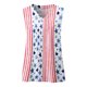 thumbnail image 4 of Blusa sin mangas con estampado de cuello en V informal para mujer a la moda, camisetas sin mangas de verano Fridja  gh6523, 4 of 5