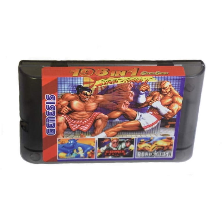 Super Games 196 in 1 for Sega Genesis - Mega Drive 16 Bit Multi