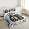 thumbnail image 3 of Homewish Chritsmas Theme Penguin Bedding Comforter Set,Merry Xmas Twin Comforter Sets,Happy New Year Bedding Set For Teens,Super Cozy Room Decor Reversible,2 Pieces, 3 of 8