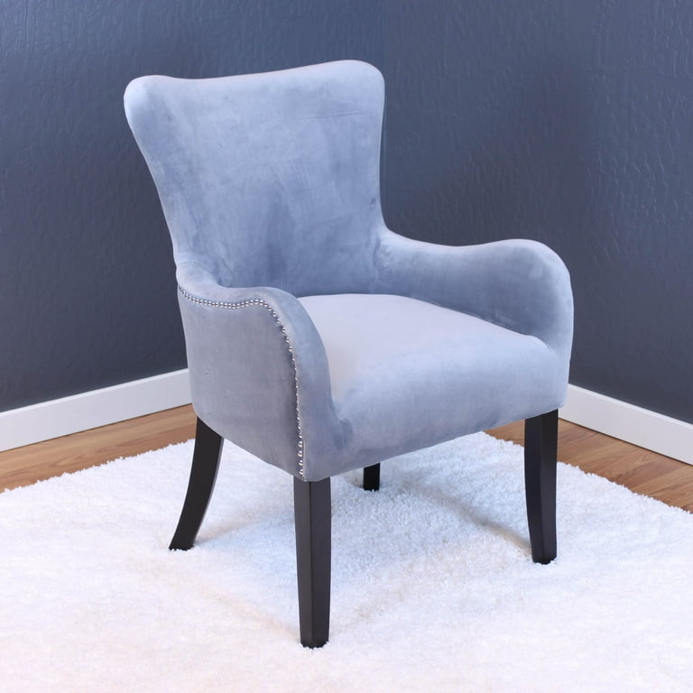 Silver orchid 2024 velvet chair