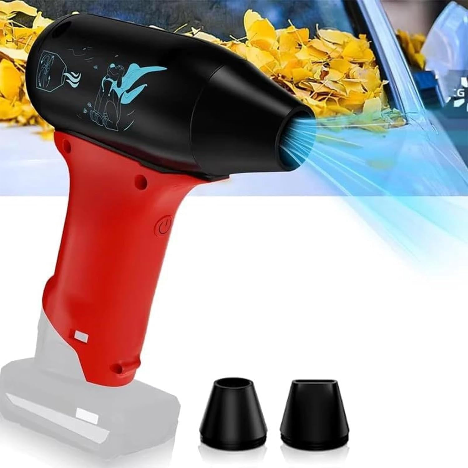 Cordless Air Duster, 3 Speed, 130000RPM, Home Office Car