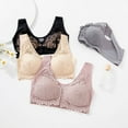 Nursing Bras for Breastfeeding Womens Gathering lace seamless front