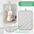 thumbnail image 3 of Two Pieces Of Square Heat Insulation Pad Oven Mitts 7x9.8 Inch Oven Microwave Kitchen Cooking Baking Lovely Cartoon Bunny, 3 of 7