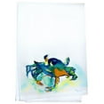 thumbnail image 2 of Betsy Drake Orange Crab Guest Towel Set of 2, 2 of 3