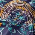 thumbnail image 7 of Ambesonne Autumn Damask Valance & Curtain, Baroque Floral Image, 55"x30", Dark Lavender and Multicolor, 7 of 7