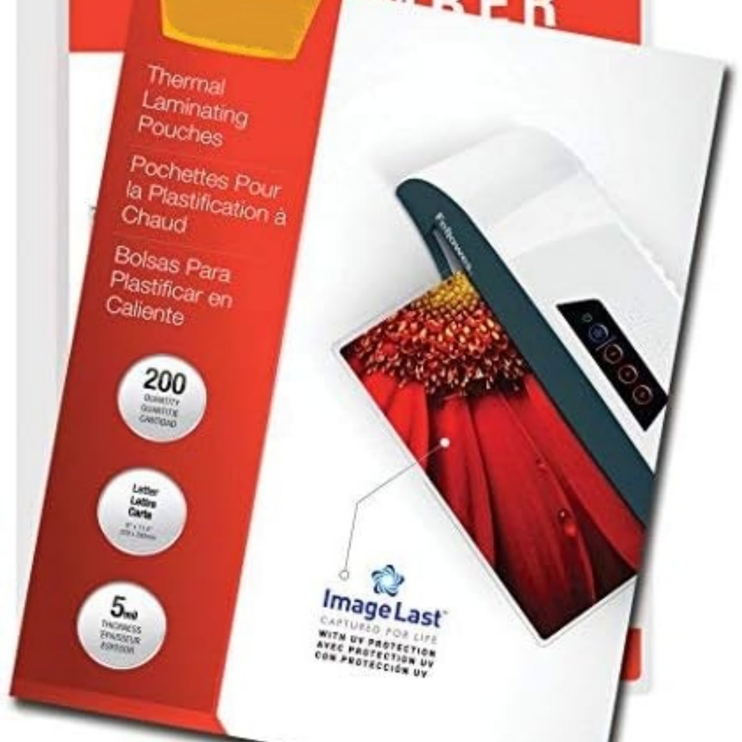Thermal Laminating Pouches, ImageLast, Jam Free, Letter Size, 5 Mil, 200 Pack
