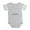 Heather Gray, variant on CafePress - Admin Rights - Cute Infant Baby Football Bodysuit