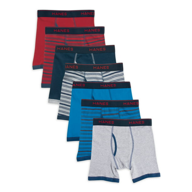 Hanes Boys Underwear, Comfort Flex Boxer Briefs, 5+2 Bonus Pack 
