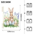 thumbnail image 2 of Wirebound Notebook Hardcover Spiral Notebooks Watercolor Easter Bunny Pattern, 60 Pages, 80 GSM, 5.7 x 8.3in, 2 of 7