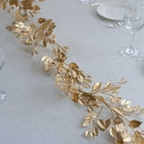 Efavormart 6ft Metallic Gold Magnolia Leaf Table Garland, DIY Craft ...
