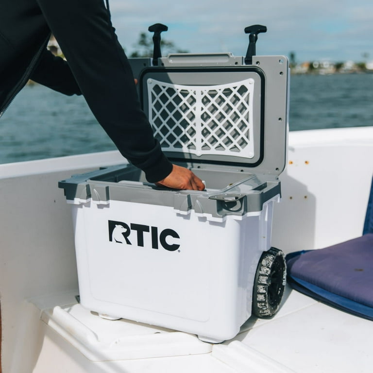 RTIC 22 QT Ultra-Light Wheeled Hard-Sided Ice Chest Cooler, Fits