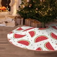 thumbnail image 5 of Sikiie Watermelon Nativity Christmas Tree Skirt, Jesus Christian Winter Holiday Tree Mat Decoration(30-48IN)36", 5 of 6