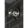 thumbnail image 3 of Kingston Brass KS3038ZX 3-Way Diverter Valve with Trim Kit, Brushed Nickel, 3 of 5