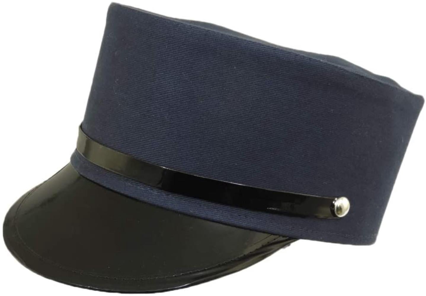 Navy Blue Engineer Train Conductor Hat 
