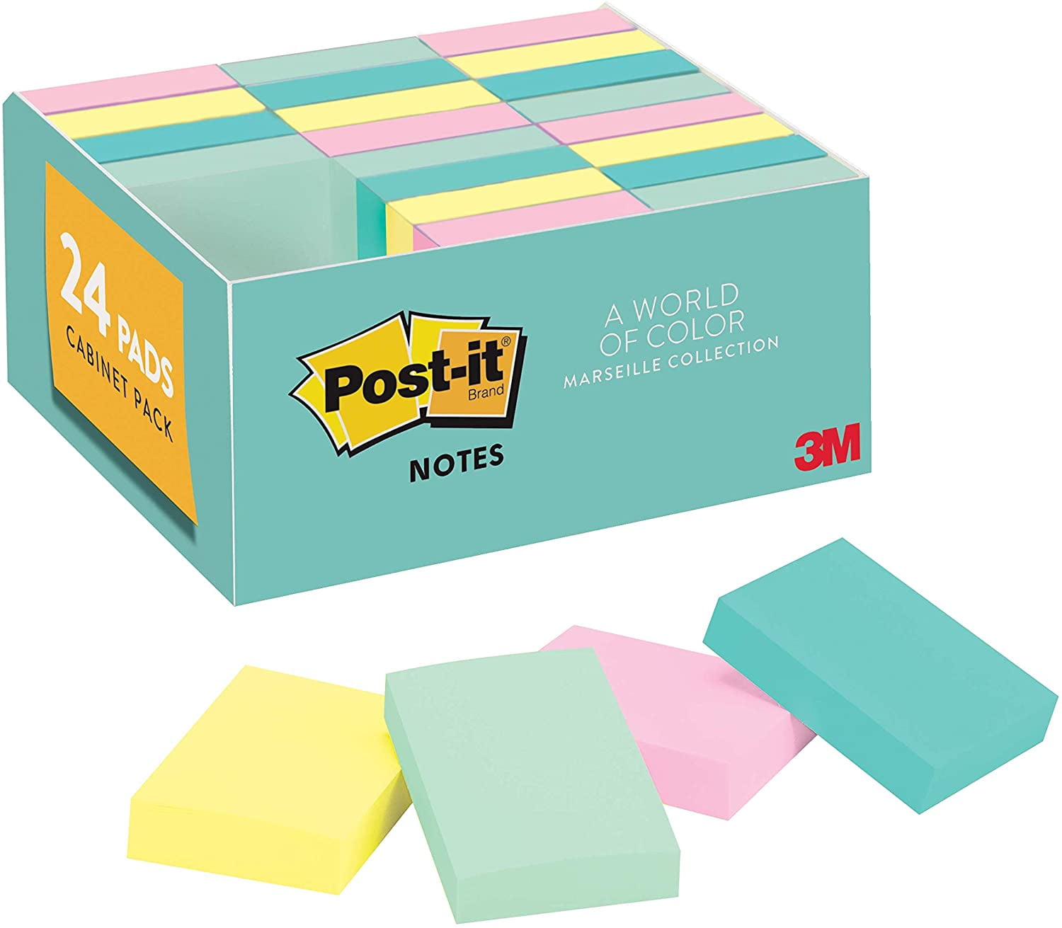 Sticky Notes 1.5x2 Self-Stick Notes 6 Bright Multi Colors Sticky Notes 18 Pads 100 Sheet/Pad 