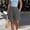 *Gray, variant on Women’s Elastic High Waist Pleated Bermuda Shorts with Pockets,Casual Loose Fit Summer Midi Shorts Red,Women's Plus XXL