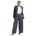 thumbnail image 3 of ELOQUII Women's Plus Size The Ultimate Stretch Wide-Leg Work Pant, 3 of 3