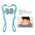 thumbnail image 3 of Masajeador De Cuello Con 6 Rodillos, Operación Manual Masajeador De Columna Cervical Control Conveniente Estimulación De Puntos De Acupuntura Livianos Para Calmar Y Relajar El, 3 of 7