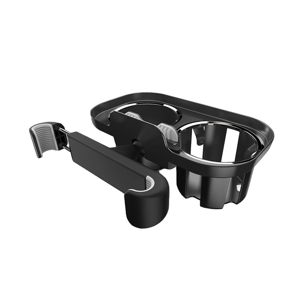 Car Headrest Cup Holder Car Seat Back Organizer Auto Backseat Snack Tray Dual Cup Holder Universal For Motorcycle Boat Truck RV