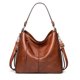 thumbnail image 1 of Hukapapa Bolsos de Mujer Hobo Bolsos de Hombro Monedero con Correa Ajustablemarrón, 1 of 6
