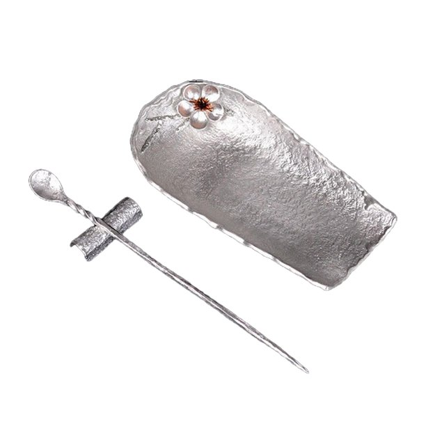 Utensilios para La Del Té Juego de Té Chino Tradicional Fabricación de Té Duradera Cuchara de Medida de Hoja de Té Portátil Cuchara de Té de A