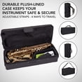 thumbnail image 3 of LyxJam Alto Saxophone, E Flat Brass Alto Sax Beginners Kit, Antique Bronze, 3 of 7
