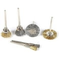 thumbnail image 2 of Versatile Stainless Steel Rotary Tool Accessories, Brass Wheel Wire Brush Set Compatible With Dremel For Removing Rust And Oxide, 2 of 5