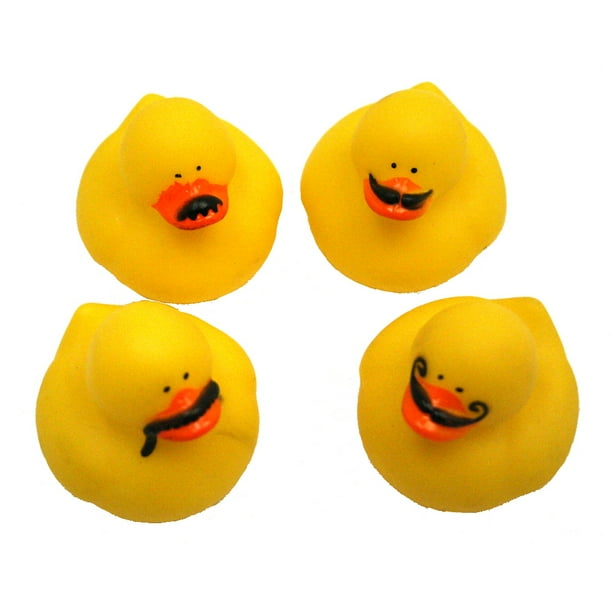 Mustache Rubber Ducks | Package Of 12 - Walmart.com - Walmart.com