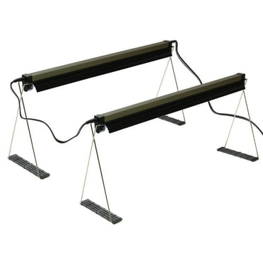 Ferry-Morse Indoor Grow Light Fixture with T5 Bulb 24 x 11in. plus Connector Cord, 2 Pack