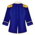 thumbnail image 2 of LiiYii Baby Boys Medieval Royal Prince Tailcoat Jacket Tassel Long Sleeve Vintage Tuxedo Coat Royal Blue 3T, 2 of 6