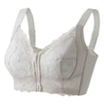 thumbnail image 2 of Lixiuxyad Comfortable And Transparent Shoulder Strap Cordless Backless Spongeless With Convertible Shoulder Straps,Bras for Women White 75, 2 of 7