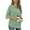 Green, variant on TIANZEN Womens Summer Tops V Neck 3/4 Sleeve Shirts Loose Fit Tunic Top For Leggings Women's Long Sleeve Tee Shirts Long Sleeve The Shirt Valentines Day Shirts for Women