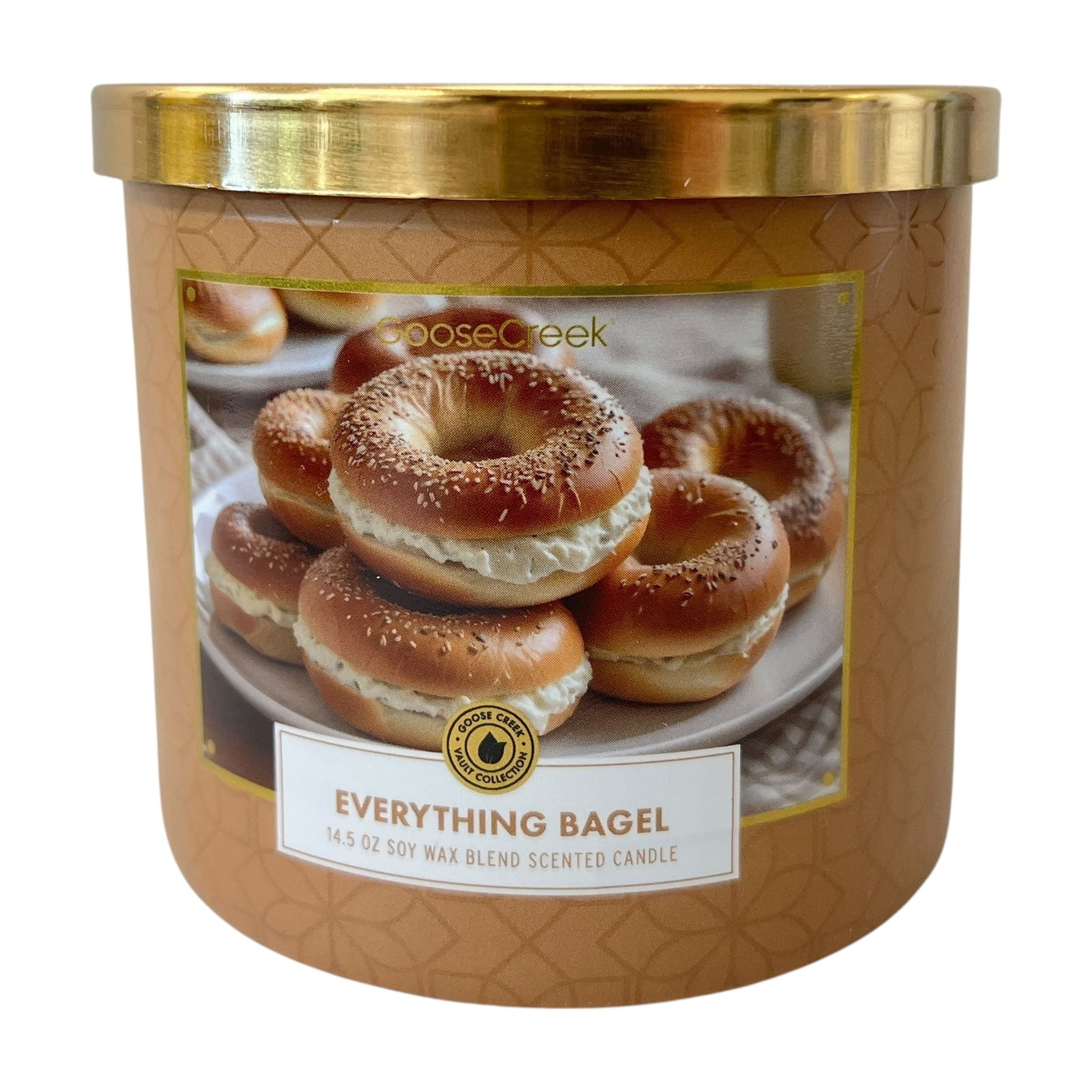 Goose Creek Everything Bagel Scented 3 Wick Candle 14.5 oz