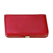 Slim Framed Business Card Case Wallet in Genuine Leather