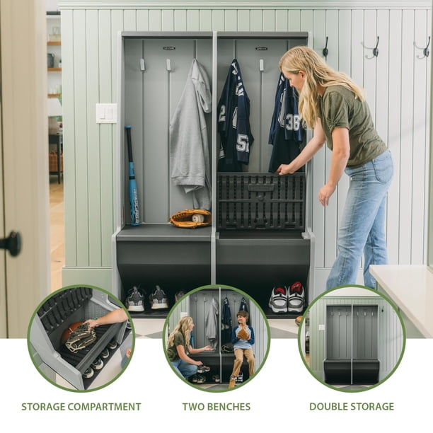 Lifetime Heavy Duty Plastic Metal Home and Garage Storage Locker