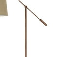 thumbnail image 3 of 68 Inch Adjustable Arc Arm Metal Floor Lamp, Rustic Bronze- Saltoro Sherpi, 3 of 5