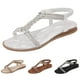 thumbnail image 5 of WILLBEST Sandalias De Plataforma Para Mujer, Sandalias Con Punta De Clip Para Mujer, Chanclas De Playa De Gelatina, Sandalias Planas De Verano Para Estudiantes Femeninas, Moda Coreana, 5 of 9