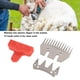 thumbnail image 3 of Cuchillas De Repuesto Para Cortadoras De Ovejas, Cuchillas De Repuesto Para Tijeras De Ovejas De Acero Inoxidable, Eficientes, 4 Dientes, 13 Dientes Rectos Para Alpacas, 3 of 7