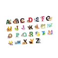 thumbnail image 1 of GUOOL Colourful Animal Alphabet Stickers Early Education Learning Wall Decals Stickers, 1 of 7