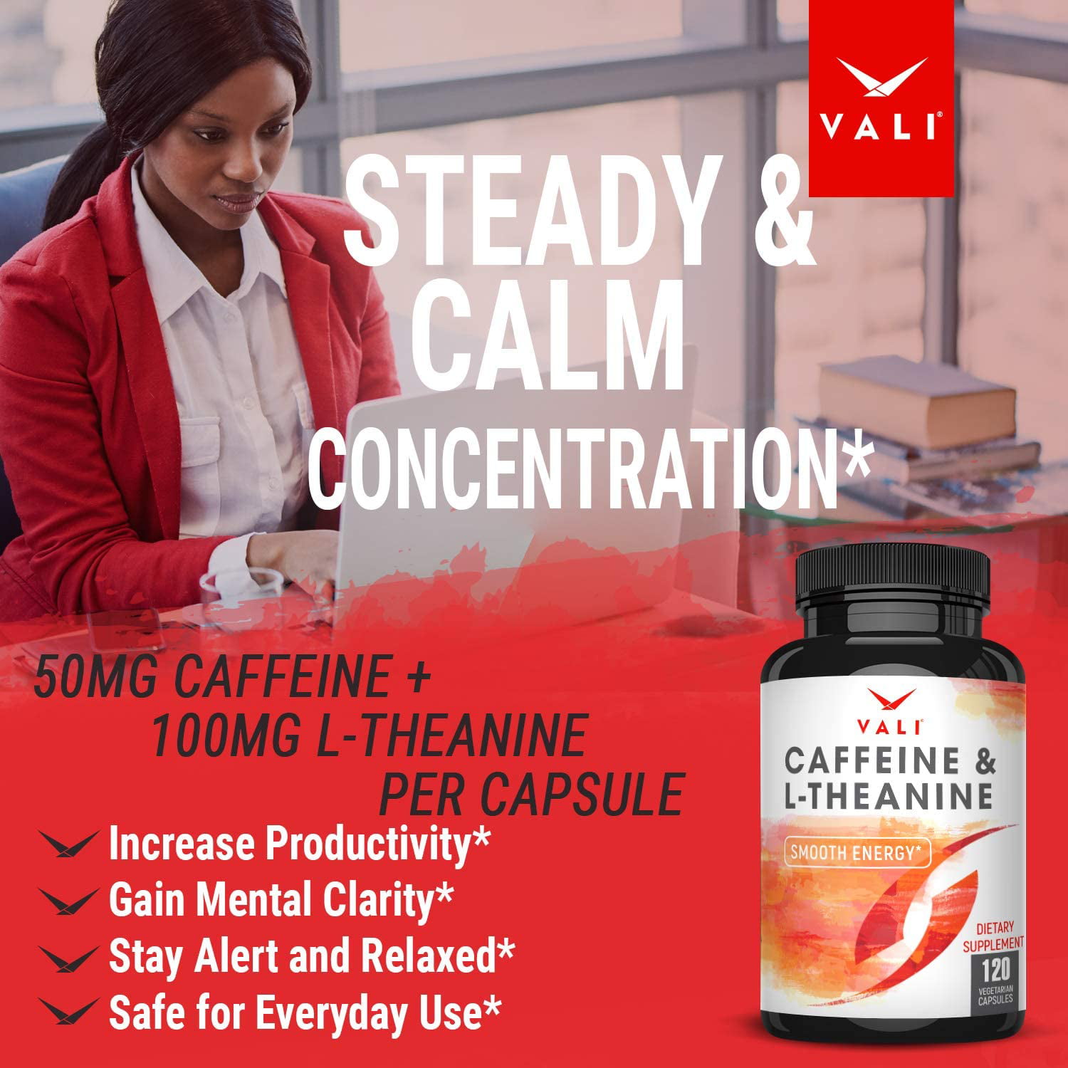 Caffeine pills for productivity
