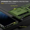thumbnail image 6 of Feishell Cases for Samsung Galaxy S23 Ultra 5G Case [Military Grade Drop] Heavy Duty Silicone Rugged Shockproof for Samsung Galaxy S23 Ultra 5G Phone Case with Ring Kickstand Hard, Darkgreen, 6 of 7
