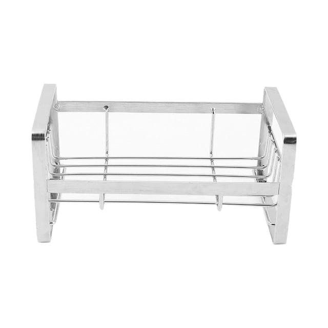 Organizador de almacenamiento para fregadero, estante para fregadero, drenaje automático multifuncional para encimera, organizador de esponja, soporte