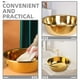 thumbnail image 3 of unbranded Bol Grande De Acero Inoxidable Dorado Para Cocina Resistente Y Multifuncional Para Y Mezclar, 3 of 8