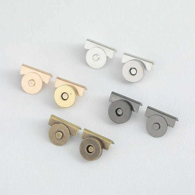 Snaps for Sewing,Snap Button Kit Magnetic Snaps Purse Magnetic Bag Fastener Clasp Magnetic Button Replacement Kit for Sewing Magnet Clasp Strong Magnet Clasp Buttons for Sewing