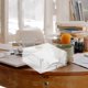 thumbnail image 3 of Square Napkins Square Napkin Holder Bathroom Hand Towel Tray Clear Napkin Box Wipes Dispenser Holder Guest Towel Basket, 3 of 3