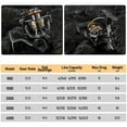 thumbnail image 6 of Dr.Fish Spinning Fishing Reel Gryphon 800-4000 l Crappie Bass Trout Fishing Reel Lightweight 9+1 Stainless BBS 5.5:1 18Lb Max Drag Aluminum Spool, 6 of 9